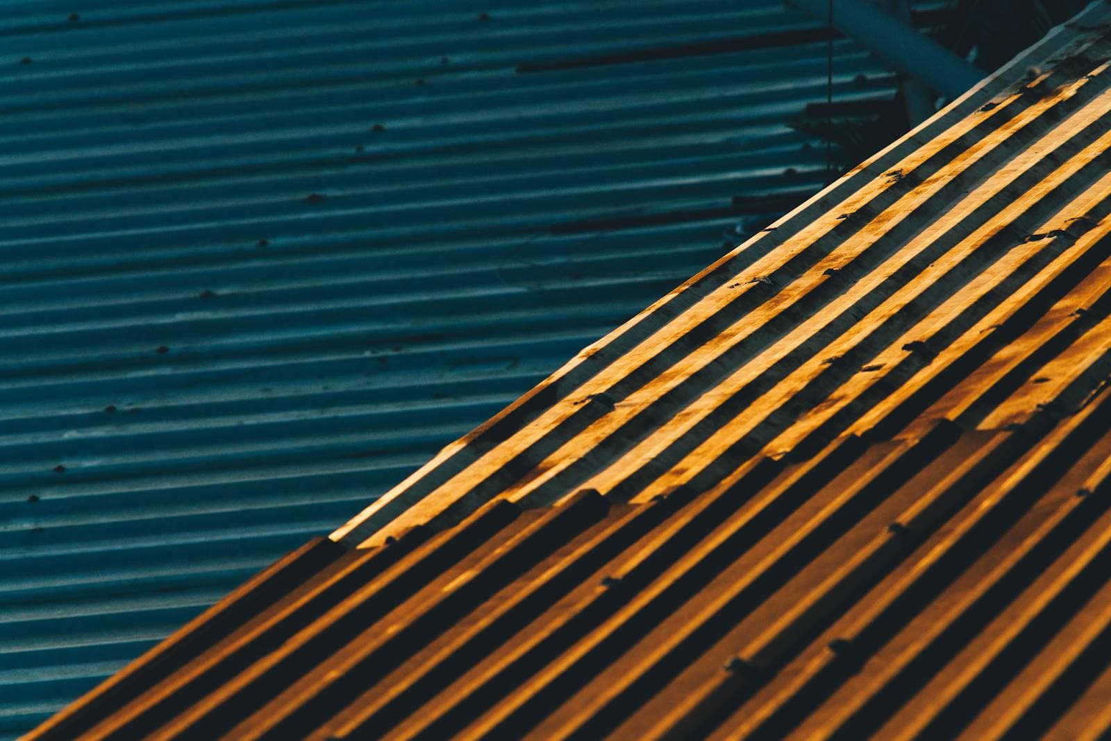 Architectural sheet metal roof